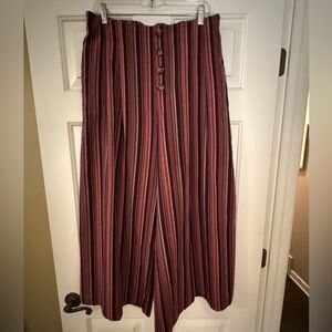 Umgee Striped Ankle Pants